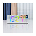 Miniatyrbillede 2 af 5: Digital Temperatur Dobbelt Alarm Snooze Bordur C Mode 12/24h(re