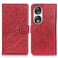 Miniatyrbillede 1 af 5: PU Læder Telefon Cover til Honor 90, Ko Læder Tekstur Pung Stativ Fuldstændig Omsluttet Cover Multicolor Style D