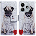 Pikkukuva 1 / 5: Xiaomi Redmi Note 14 5G -lompakkokotelo, kuvioitu nahkainen puhelinkotelo Multicolor Style D