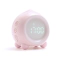 Miniatyrbillede 2 af 5: Smart Vækkeur Kreativ Multifunktionel Bluetooth Højttaler Studerende Digitalt Ur Børn Søvn Natlampe blue