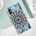 Miniatyrbillede 5 af 5: YB Mønsterprint Læder Serie-4 til Samsung Galaxy A15 4G Etui PU Læder Telefon Wallet Cover Multicolor Style C