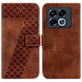 Miniatyrbillede 1 af 5: Stand Case til Infinix Note 40 5G med 7-formet mønster, præget læder telefoncover Multicolor Style C