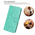 Miniatyrbillede 4 af 5: Til Samsung Galaxy A32 4G (EU Version) Etui Træ Fugl Prægning Læder Wallet Stand Cover Multicolor Style B
