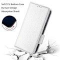Miniatyrbild 5 av 5: Plånboksfodral för Samsung Galaxy S23 Ultra Mobiltelefon, Ställ, PU-läder, Dubbelt Magnetlås Multicolor Style C