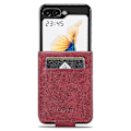 Miniatyrbillede 2 af 5: LC.IMEEKE PU læder telefoncover med RFID-blokering og kortslot til Samsung Galaxy Z Flip5 5G Multicolor Style C