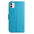 Miniatyrbillede 5 af 5: Til Samsung Galaxy A05 4G Etui Præget PU Læder Wallet Foldbart Stativ Telefon Cover Multicolor Style A