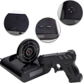 Miniatyrbild 3 av 5: Target Wake Up Alarm Clock, Creative Gun Shooting Alarm Personlig 12-timmars digital display för tunga sovplatser, Nyhetspresent för pojkar Flickor (svart Su