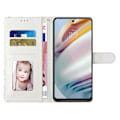 Miniatyrbillede 2 af 5: PU læder telefoncover med pung, stativ og mønsterprint til Samsung Galaxy S23 FE med rem Multicolor Style F