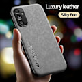 Miniatyrbild 3 av 5: X&E Mobilskal för Samsung Galaxy A34 5G, Skin-touch PU Läderbelagd TPU+PC Telefonfodral Multicolor Style C