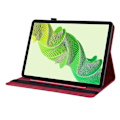 Miniatyrbillede 3 af 5: Tablet Cover til Realme Pad 2 PU Læder Cover Sommerfugl Blomst Præget Kortholder Shell Multicolor Style C