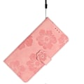 Miniatyrbillede 5 af 5: PU-læder telefonpung med blomsterprægning og flip-stativ til iPhone 14 Plus Multicolor Style C