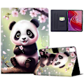 Miniatyrbilde 1 av 5: Stativdeksel med mønstertrykk for Lenovo Tab M11/Xiaoxin Pad 11 2024, nettbrett skinndeksel med Auto Wa Multicolor Sakura Panda