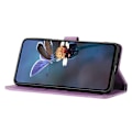 Miniatyrbillede 2 af 5: Til Samsung Galaxy A53 5G Telefon Cover PU Læder Prægede Blomster Stand Wallet Fuld Beskyttelse Case Multicolor Style A
