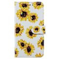 Pikkukuva 5 / 5: Oppo A38 4G -kotelo, kuvioitu PU-nahkainen jalustallinen lompakkokotelo Multicolor Style D