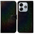 Miniatyrbillede 1 af 5: Stand Case med blændende blomster i læder til Xiaomi Redmi Note 14 5G Multicolor Style D