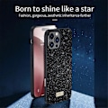Pikkukuva 2 / 5: SULADA iPhone 16 Pro -kotelo PU-nahka+PC+TPU Glitter Paljetit Takapuhelimen kuori - Musta Multicolor Multi-color/Multi-color