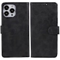 Pikkukuva 1 / 5: iPhone 13 Pro Max -puhelimen vasikannahkajäljitelmästä valmistettu PU-nahkainen suojakotelo, jossa on lompakko ja jalusta Multicolor Style B
