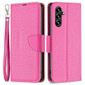 Miniatyrbillede 1 af 5: Til Samsung Galaxy A15 4G Etui Litchi Tekstur PU Læderpung Mobiltelefon Cover Multicolor Style C