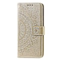 Miniatyrbillede 4 af 5: Præget Mandala Blomst Pung Læder Etui med Rem til Samsung Galaxy A52 4G/5G/A52s 5G Multicolor Style F