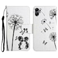 Pikkukuva 1 / 5: Samsung Galaxy A06 -kotelo, kuvioitu, suojaava nahkainen folio-puhelinkotelo- Multicolor Dandelion
