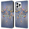 Pikkukuva 1 / 5: iPhone 16 Pro -kotelo PU-nahkainen lompakkokotelo seisontatoiminnolla Multicolor Style H