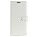 Miniatyrbillede 5 af 5: Til Samsung Galaxy S25 Ultra Case Litchi Tekstur Stødsikker Læder Wallet Telefon Cover Multicolor Style A