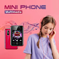 Miniatyrbillede 3 af 4: 8XR 1,77-tommer Mini Mobiltelefon Dual SIM Dual Standby Touch Screen Mobiltelefon Multicolor Style C