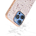 Pikkukuva 3 / 4: iPhone 16 Pro -kotelo, galvanointi, kimallepintainen PU+TPU-suojakotelo Multicolor Style D