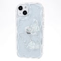 Pikkukuva 3 / 5: Takakansi iPhone 13 6.1 tuumalle, 3D Perhonen/Pilvi Kuvio Epoksi TPU Puhelinkotelo Multicolor Style A