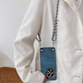 Miniatyrbillede 4 af 5: Retro læder telefoncover til OnePlus 13 med justerbar rem Multicolor Style A