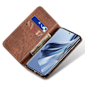Pikkukuva 2 / 5: Oppo Find X8s+ 5G -kotelo, farkkukangaskuvio, naarmuuntumaton nahkainen jalustallinen puhelinkotelo Multicolor Coffee