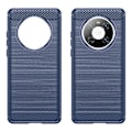 Miniatyrbild 2 av 5: För Huawei Mate 40E/Mate 40 Skal Slim-Fit Kolfibertextur Telefonskal TPU Multicolor Style C
