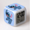 Miniatyrbild 1 av 2: Stitch Väckarklocka Stitch Barnpresent Färgbyte Fyrkantig väckarklocka Julklapp Flera typer style 30