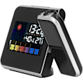 Miniatyrbild 1 av 5: Projektionsväckarklocka med väderstation Projektorklocka med temperaturfuktighet med display LED-bakgrundsbelysning för sovrum (svart)