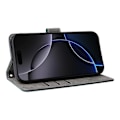 Miniatyrbillede 3 af 5: Til iPhone 16 Pro Wallet Case RFID-blokering PU Læder Cover Stativ Visning Multicolor Style C