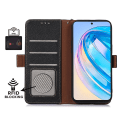 Miniatyrbilde 4 av 5: For Huawei Nova Y91 4g/enjoy 60x Lommebok Telefondeksel Rfid Blokkerende Lær Litchi Tekstur Stativdeksel Black