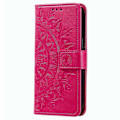 Miniatyrbillede 4 af 5: Til Samsung Galaxy A16 5G/A16 4G Etui Præget Totem PU Læder Wallet Stand Telefon Cover Multicolor Style G