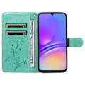 Miniatyrbild 2 av 5: Fodral för Samsung Galaxy A06, blommönstrat PU-läder plånboksfodral Multicolor Style F