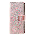 Miniatyrbillede 4 af 5: Præget Mandala Blomst Pung Læder Etui med Rem til Samsung Galaxy A52 4G/5G/A52s 5G Multicolor Style E