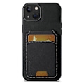 Miniatyrbillede 4 af 5: SUTENI H02 Mobiltelefonetui til iPhone 14 Plus, Anti-fald Læder Beskyttende Bagside Multicolor Style C