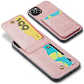 Miniatyrbillede 3 af 5: FIERRE SHANN Telefoncover med kortlommer til iPhone 14, stativ, RFID-blokering, PU-læder + TPU-telefonetui Multicolor Style D