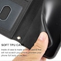 Miniatyrbilde 4 av 5: For iPhone 15 Pro Max Deksel Preget Lær Stativ Støtsikkert Telefondeksel med Stropp Multicolor Style C