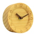 Miniatyrbild 1 av 5: Kreativ Väckarklocka i massivt trä Mode tränål Mute liten bordsklocka Loggklocka Log color