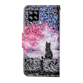Miniatyrbilde 2 av 5: Fargerikt mønstertrykk PU-lær telefonstativ deksel med stropp for Samsung Galaxy A12 Multicolor Style I