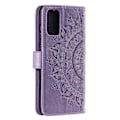 Miniatyrbillede 5 af 5: Præget Mandala Blomst Pung Læder Etui med Rem til Samsung Galaxy A52 4G/5G/A52s 5G Multicolor Style G