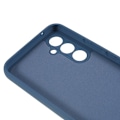 Miniatyrbild 5 av 5: För Samsung Galaxy S23 Fe Fiberfoder Gummibelagt Tpu- cover anti-scratch case Sapphire