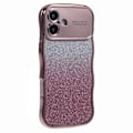 Pikkukuva 1 / 5: iPhone 16 -kotelo Gradient Glitter TPU -puhelinkuori sähköpinnoitetulla kiharakehyksellä Multicolor Style C