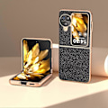 Miniatyrbild 2 av 5: För Oppo Find N3 Flip 5G Skal Äkta Läderbelagt PC-Telefonfodral Multicolor Style D