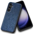 Pikkukuva 1 / 5: Samsung Galaxy S23 Fe Retro -puhelinkotelo, PU-nahkapäällysteinen TPU+PC, liukumaton ote Blue