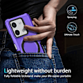 Pikkukuva 5 / 5: Xiaomi Redmi Note 13 5G -puhelimen kotelo, jossa sormuspidike ja jalusta, TPU+PC-puhelinkuori Multicolor Style H